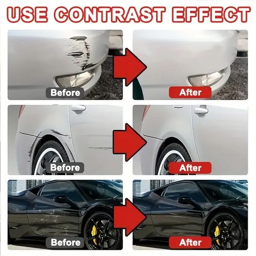100ml Car Scratch Repair Wax 7x4x3cm Long Lasting Coating Restorer Cleaner Car Scratchs Removal Nano Bright Polish Deep Scratchs Remover for Cars for Paint Automotive Exterior Auto Interior
