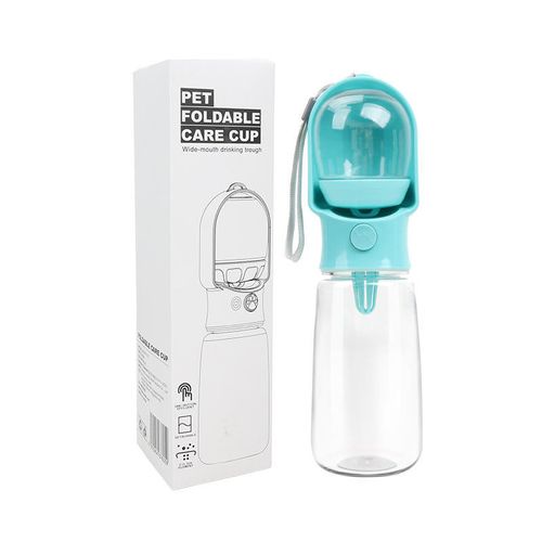 2-in-1 Portable Pet Water Bottle — Large-Capacity Travel Dispenser for Dogs & Cats, Ideal for Outdoor Hydration & Feeding