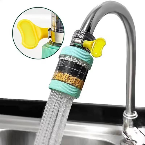 Universal Anti-Splash Faucet Filter – Essential Water Purification Gadget for Home Kitchens
