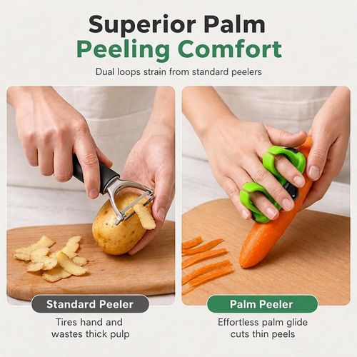 Mini Portable Finger Wear Melon Peeler Kitchen Gadget for Potato Apple Carrot