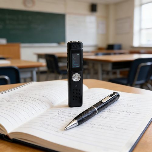 64GB Digital Voice Recorder with Noise Reduction & Voice Activation
