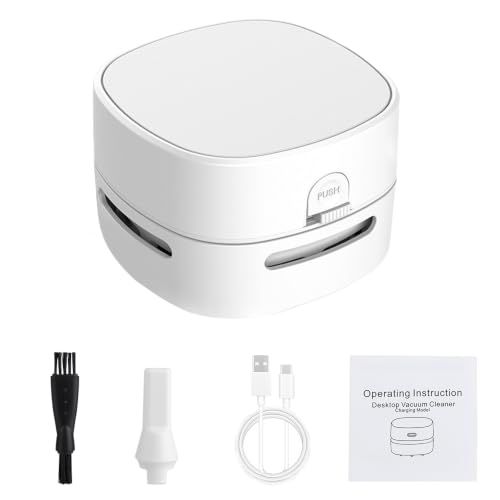 1. Rechargeable Handheld Mini Vacuum Cleaner, Strong Suction Wireless Desktop Vacuum for Keyboard, Dust Cleaning