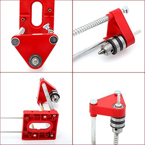 Wood Drilling Locator Jig, Portable Woodworking Positioning Tool for Hole Alignment