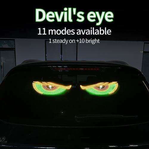 truck and car windshield light