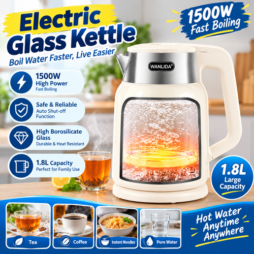 Wanlida electric kettle, household stainless steel, intelligent insulation, automatic power-off, constant temperature kettle.