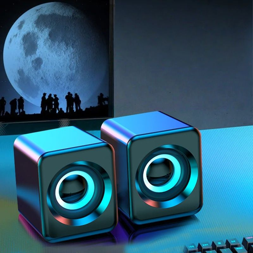 Wired Multimedia Desktop Speaker System for Home Use with Subwoofer – USB-Powered Active Speakers for PC