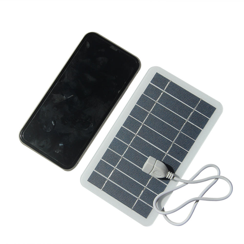 Polycrystalline Silicon 2W 5V Solar Panel – Portable Outdoor Power Source and Mobile Phone Charger