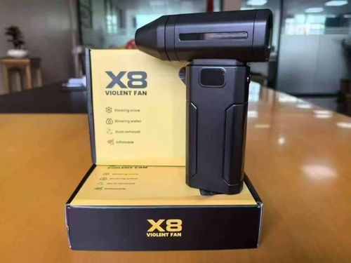 X8 100000 RPM Violent Turbo Air Duster | 5200mAh Rechargeable Handheld Electric Blower, Portable High-Power Fan for PC Cleaning, Car Detailing, Camping & Outdoor Use