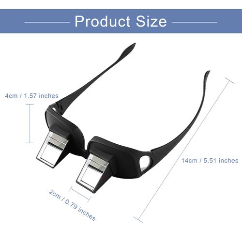 90 Degree Refraction Periscope Glasses, Neck Relief Lazy Eyeglasses for Bedroom