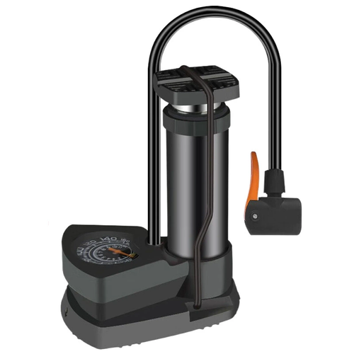 New-style universal high-pressure foot-operated air pump for home use – portable inflator for motorcycle tires, basketballs, and more.