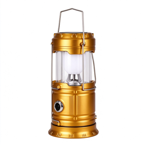 Multifunctional Portable Outdoor Solar-Powered LED Lantern with Power Bank – Rechargeable, Hangable Emergency Camping Light