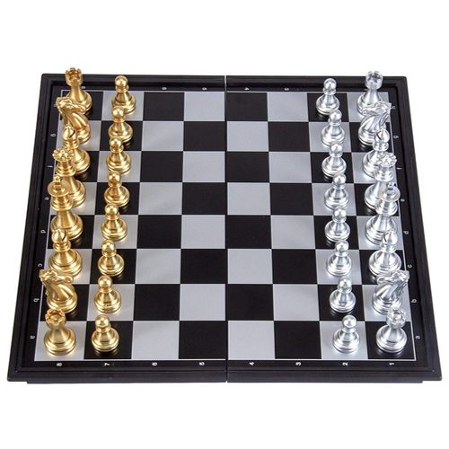 Chess Armory Travel Chess Set 9.5 Inches Magnetic Board