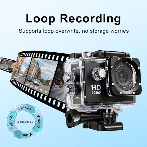 A7 Waterproof HD Sports Action Camera – For Diving, Cycling, and Off-Roading