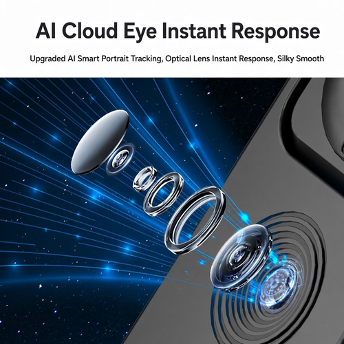 AI Auto Face Tracking Phone Holder | 360° Smart Tracking
