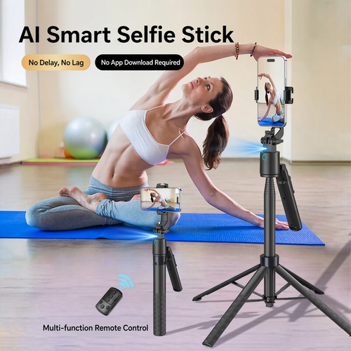 AI Auto Face Tracking Phone Holder | 360° Smart Tracking