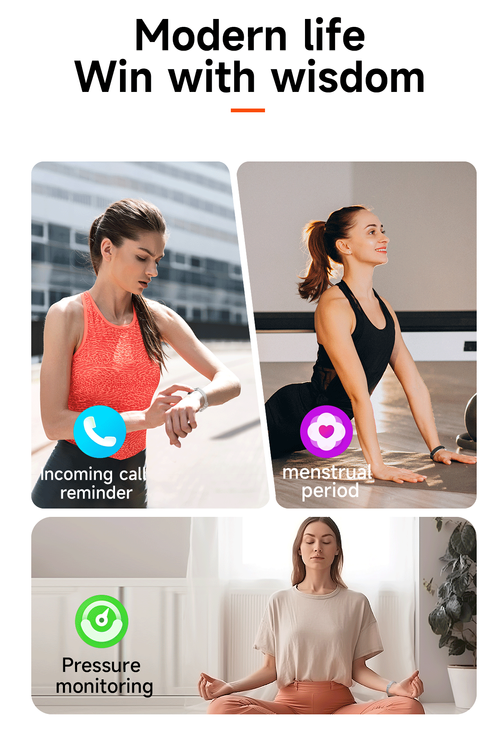 Smart Bracelet with Titanium Alloy Casing — Heart Rate, Blood Oxygen, Stress & Sleep Monitoring, Pedometer, App-Controlled for Swimming & Daily Fitness