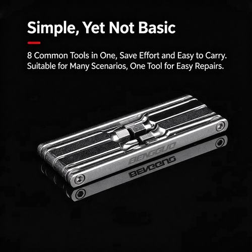 Folding Portable Multifunction Bike Hex Wrench Repair Kit