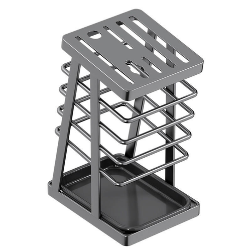 Multifunctional Kitchen Countertop Knife Holder and Storage Rack – Household Knife Stand with Draining Feature