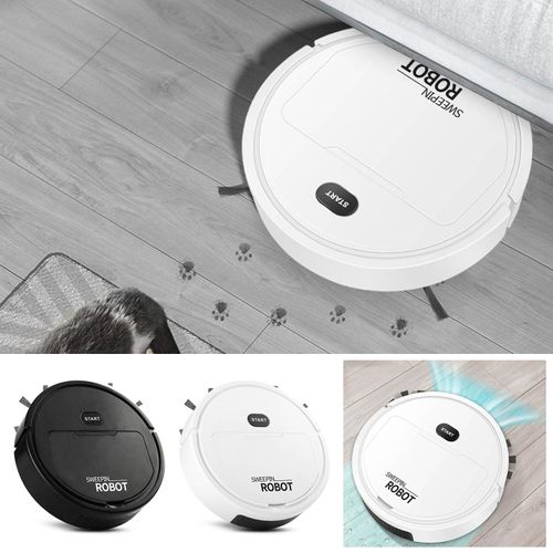 3 in 1 Robot Vacuum Mop, Robot Vacuum and Mop, with High Capacity Battery and Double Sided Brush, Mini Sweeping Robot,