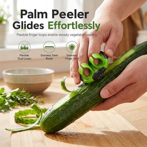 Mini Portable Finger Wear Melon Peeler Kitchen Gadget for Potato Apple Carrot