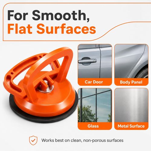 Car Dent Puller Suction Cup, Paintless Door Dent Repair Tool, Heavy-Duty Suction Lifter for Sheet Metal, Tile & Glass