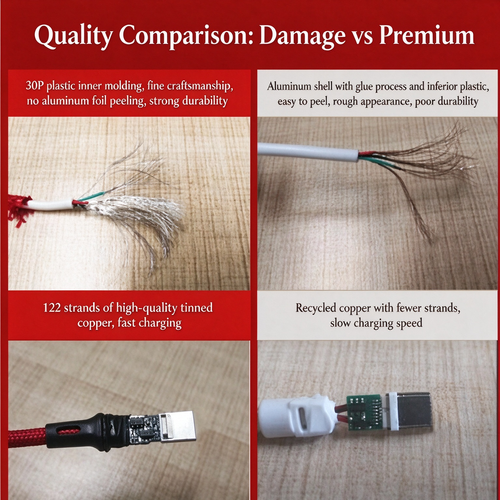 3-in-1 Retractable Charging Cable, Multi Device Fast Charger Cord for iPhone Type-C Micro USB