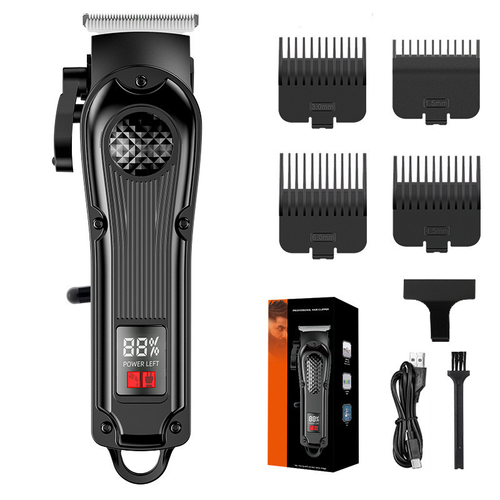 Professional Cordless Hair Clipper | Rechargeable Barber Trimmer