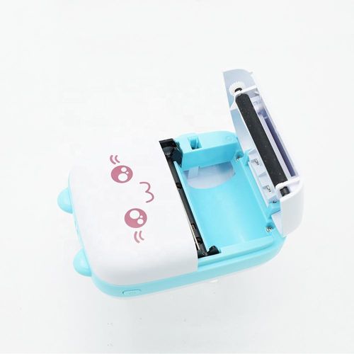 Portable Wireless Ink-Free Mini Printer — Connects to Smartphones, Ideal for Students to Print Self-Adhesive Labels for Homework Organization, Photos & Stickers