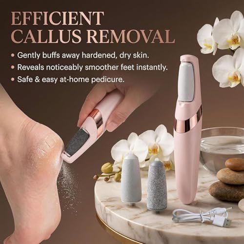 > 12-in-1 Rechargeable Electric Callus Remover Foot Pedicure Kit | Shipped From Dar Warehouse, Free Shipping & Cash On Delivery
