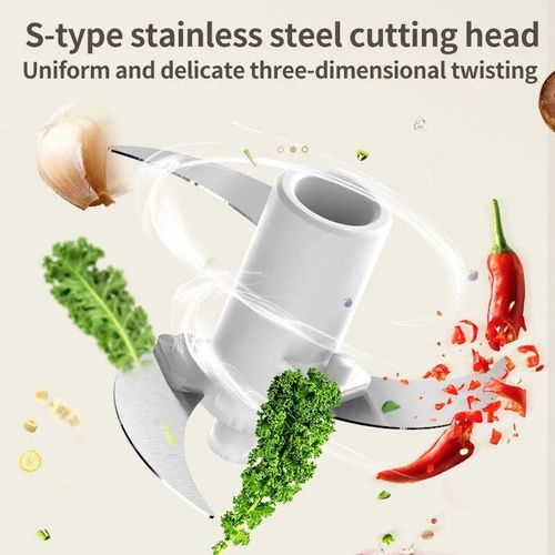 Multifunctional Cordless Electric Kitchen Processor – Meat Grinder, Garlic Chopper, and Baby Food Maker for Home Use