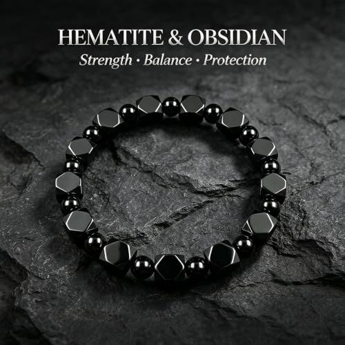 Handcrafted Natural Stone Bracelet, Original Gemstone Beads, Minimalist Couple Jewelry