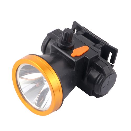 High-power LED headlamp with long battery life, powerful and ultra-bright beam—ideal for outdoor work and fishing.
