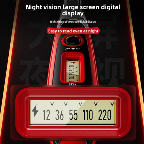 Intelligent Non-Contact Voltage Tester for Electricians – Multifunctional Digital Display Electrical Test Pen for Wire Break Detection