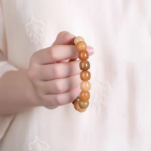 Natural Large Round Bodhi Seed Bracelet, Vintage Ethnic Prayer Beads, Hand Play Wenwan Jewelry for Unisex