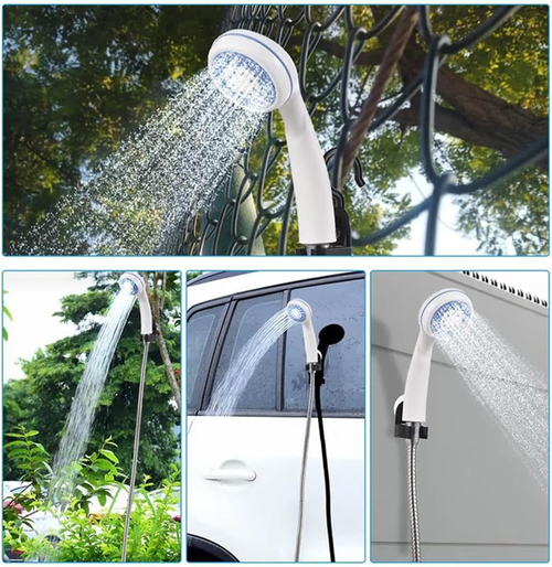 Portable Camping Shower Pump | USB Rechargeable Outdoor Sprayer