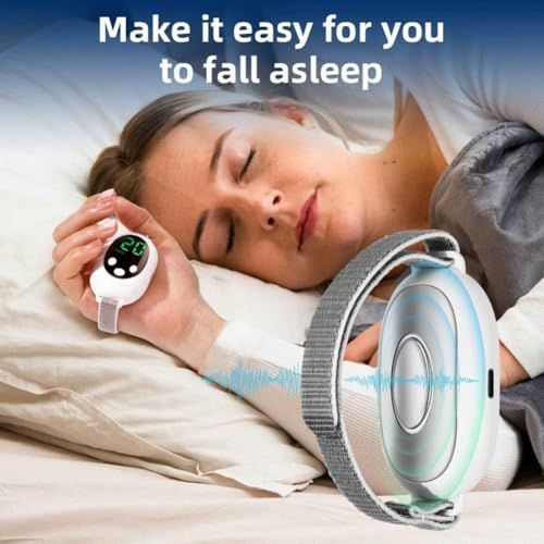 Smart Handheld Sleep Aid Device, Compact Calming Sleep Instrument for Home Travel Use
