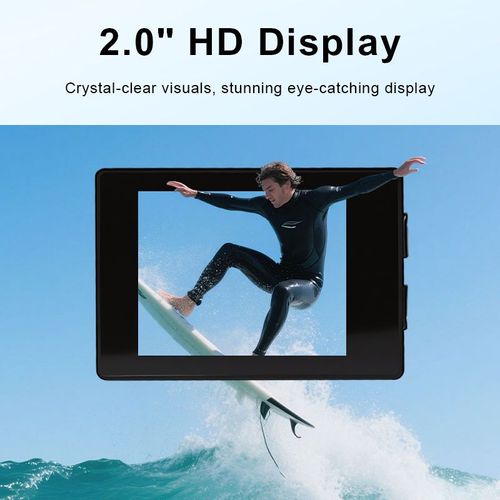 A7 Waterproof HD Sports Action Camera – For Diving, Cycling, and Off-Roading