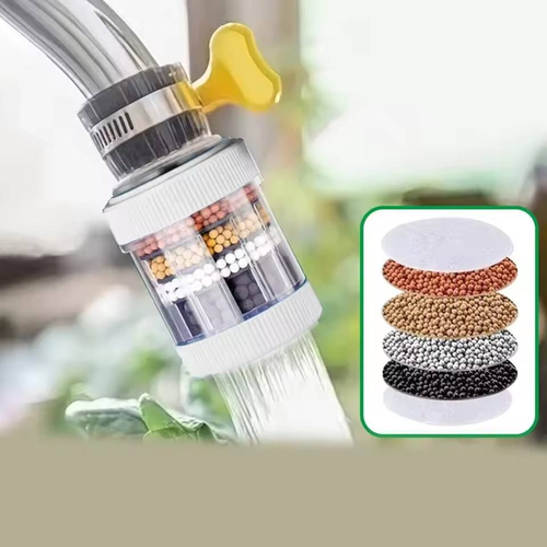 Universal Anti-Splash Faucet Filter – Essential Water Purification Gadget for Home Kitchens