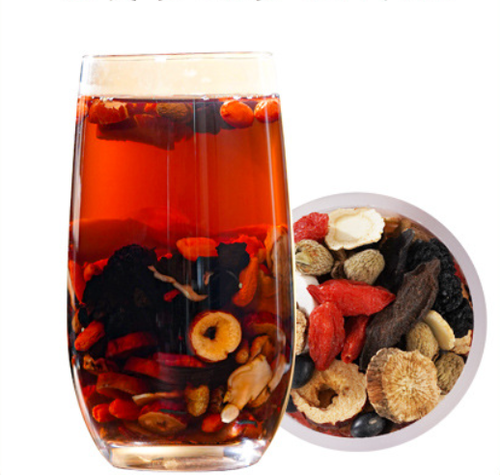Ginseng, Mulberry & Jujube Nourishing Herbal Tea — Men's Kidney-Tonifying Blend with Black Goji Berry, Supports Kidney Health, Physical Strength & Stamina (5g × 30 Sachets)