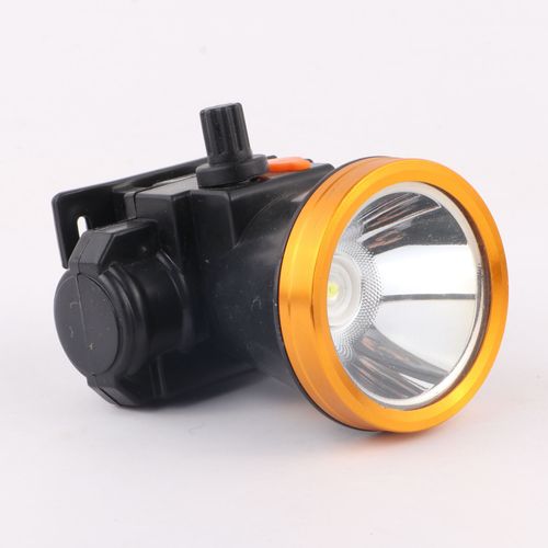 High-power LED headlamp with long battery life, powerful and ultra-bright beam—ideal for outdoor work and fishing.