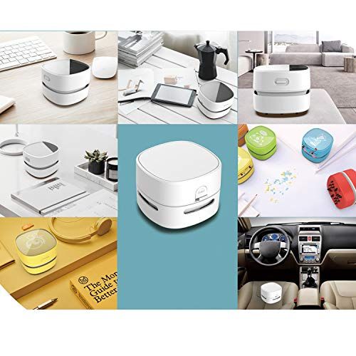 1. Rechargeable Handheld Mini Vacuum Cleaner, Strong Suction Wireless Desktop Vacuum for Keyboard, Dust Cleaning