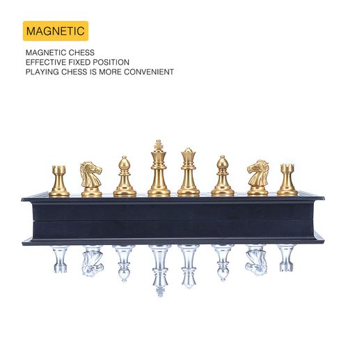 Chess Armory Travel Chess Set 9.5 Inches Magnetic Board