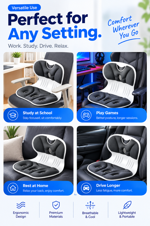 Sit Better, Feel Better — Everyday Posture Support