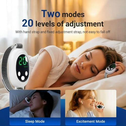 Smart Handheld Sleep Aid Device, Compact Calming Sleep Instrument for Home Travel Use