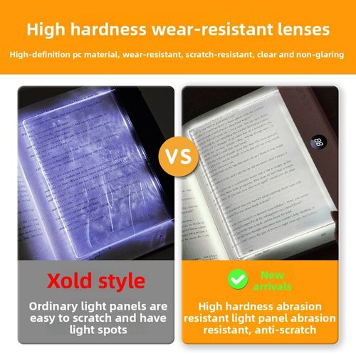 Eye-Protecting LED Reading Lamp for Students — Dimmable, Portable & USB-Rechargeable with Transparent Design for Dorm Rooms, Bedrooms & Night Light Use(Pink)