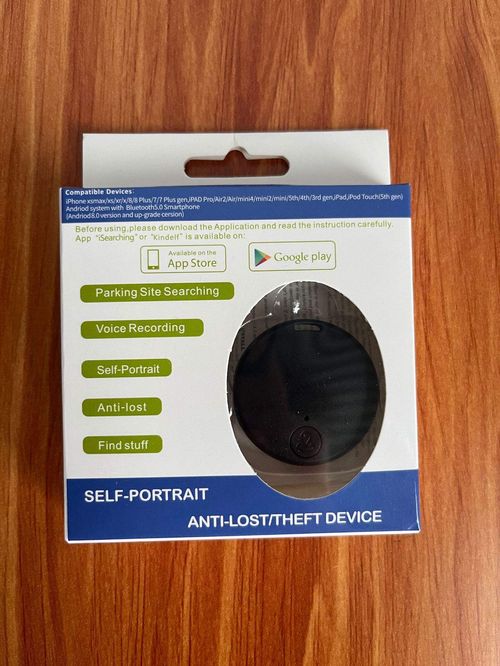Circular Bluetooth Anti-Loss Tracker: Smart, Portable, App-Enabled, with Two-Way Location Tracking and Alarm Alerts