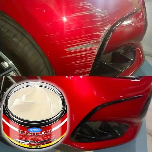 100ml Car Scratch Repair Wax 7x4x3cm Long Lasting Coating Restorer Cleaner Car Scratchs Removal Nano Bright Polish Deep Scratchs Remover for Cars for Paint Automotive Exterior Auto Interior