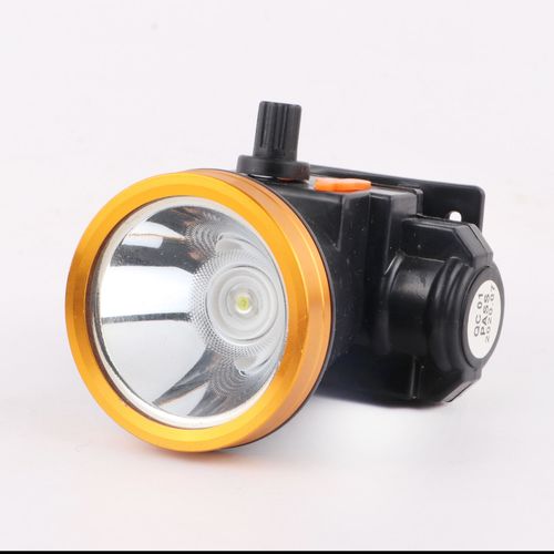 High-power LED headlamp with long battery life, powerful and ultra-bright beam—ideal for outdoor work and fishing.
