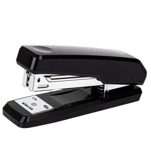 Portable Effort-Saving Stapler — Multifunctional Student & Office Supply, Includes 50 Staples (Black)