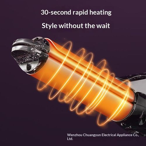 2-in-1 Hair Curler and Straightener: Ionic, Hair-Protecting, Anti-Scald Styling Tool for Curling and Straightening